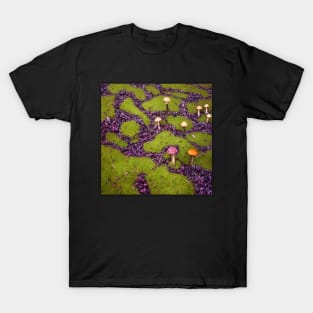 Fungi Mushroom Planet T-Shirt